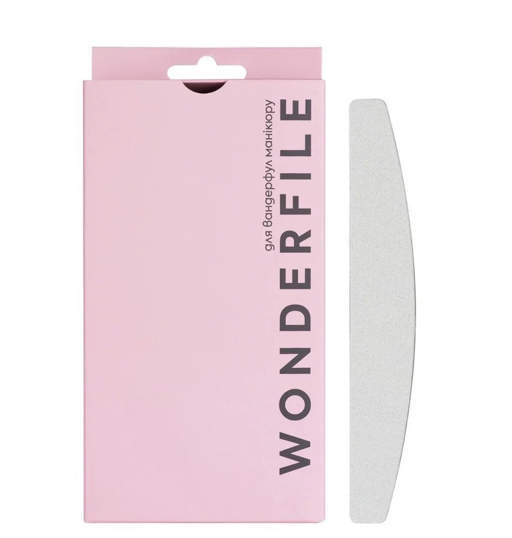 wonderfile dunne plakstrips halfmoon - 162 x 24mm - 50 stuks